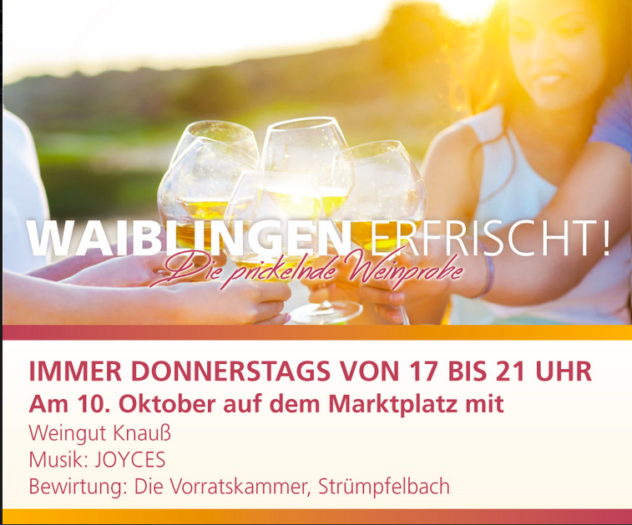 JOYCES Special bei „Waiblingen erfrischt“ @ Marktplatz Waiblingen | Waiblingen | Baden-Württemberg | Deutschland